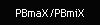 PBmaX/PBmiX